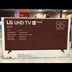 86” LG Smart 4k Led Uhd Tv