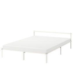 MOVE out Sale - Ikea Queen Bed Frame and Slated Bed Base
