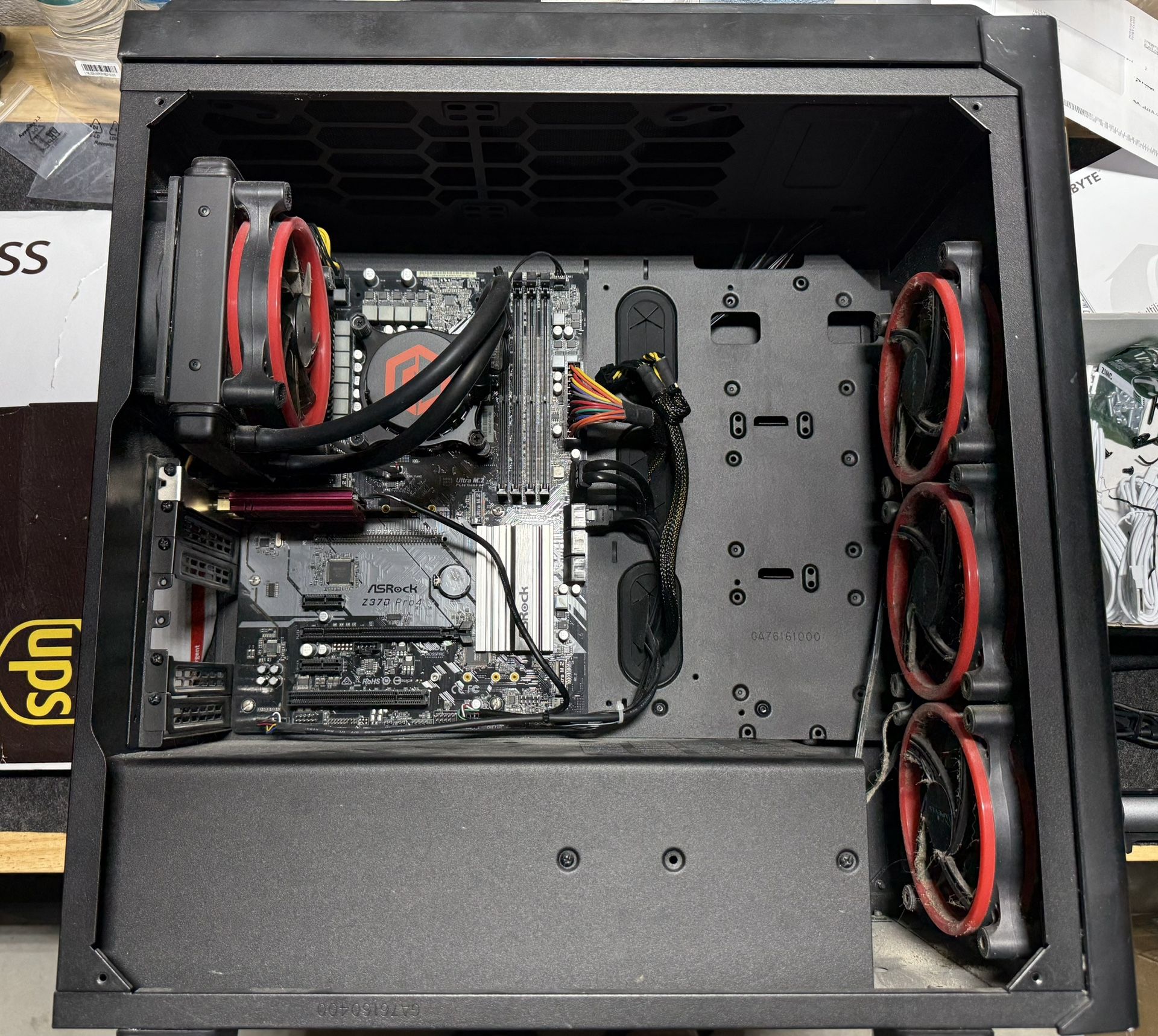 i7-8700K Gaming PC Parts Bundle – Z370 / 600W PSU / Wi-Fi 6 (No GPU/RAM/SSD)