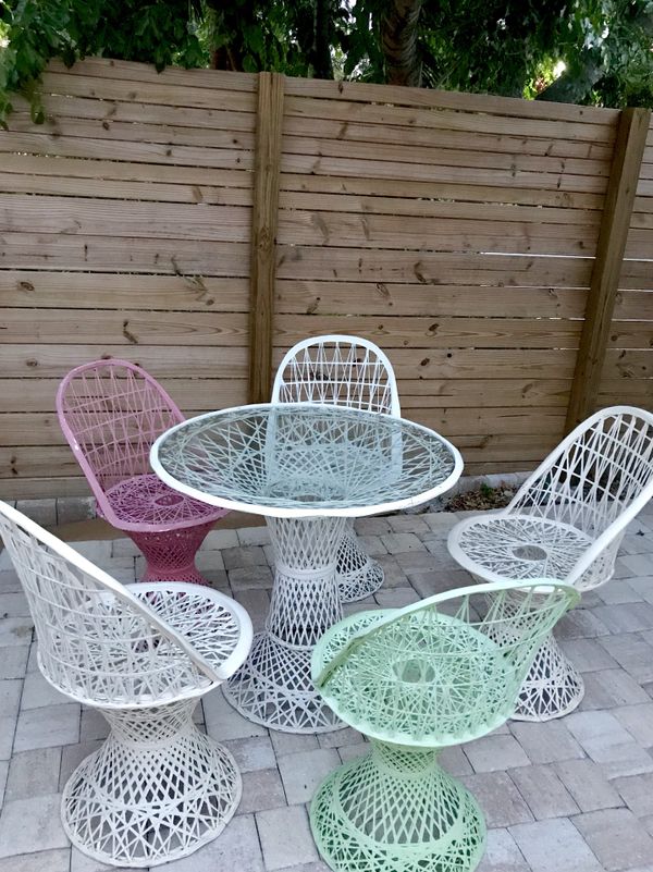 Vintage Spun Fibergl Patio Set For In Delray Beach Fl Offerup Vintage Spun Fibergl Patio Set