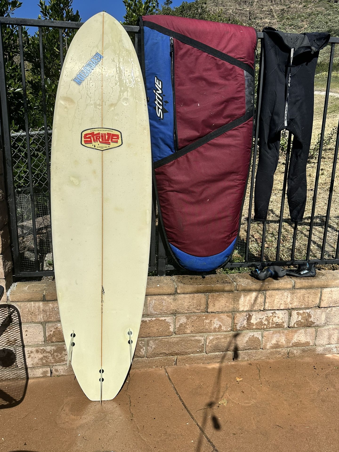 Surfboard, Wet Suit, Surfboard Case