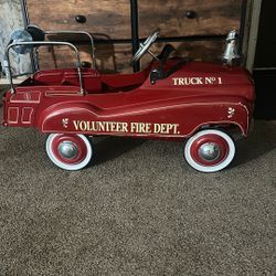 Antique Fire Peddle Truck