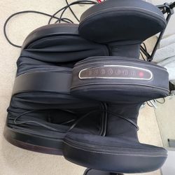 Brookstone Therasqueeze Thigh, calves and feet  massager.