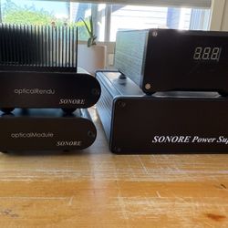 Sonore Optical Rendu Deluxe And Optical Module, Sonore 7V Linear Power Supplies 