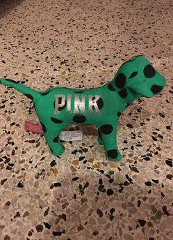 PINK DOG WITH TAG