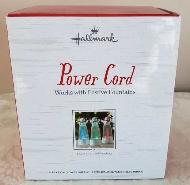 2014 Power Cord For Hallmark's Festive Fountains ●see description below●