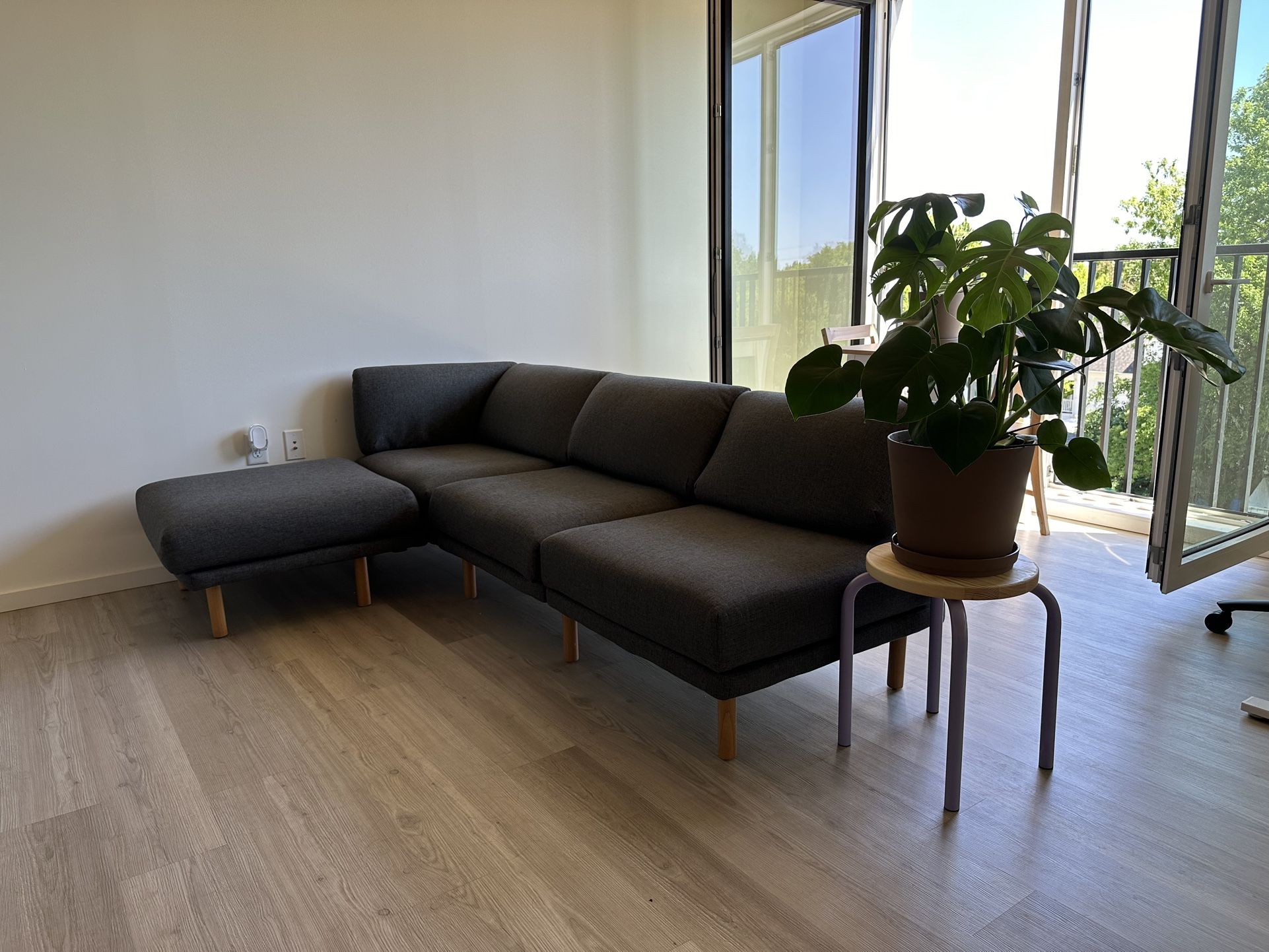 Burrow Range, Modular Sectional - Dark Heather Gray
