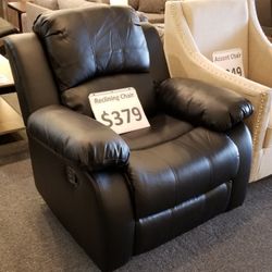 Brand New Single Manual Reclining Chair