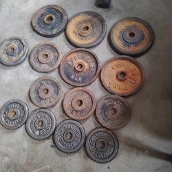 Standard 1 inch weight plates/ gym equipment/ pesas