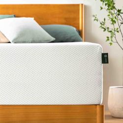 KING 14” Green Tea Memory Foam Mattress-Medium Firm Feel-New In Box $300 Firm