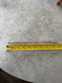 14K Gold Men’s Solid Fígaro Bracelet