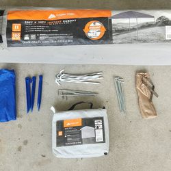 Ozark Trail 10' x 10' Canopy + Sun Wall