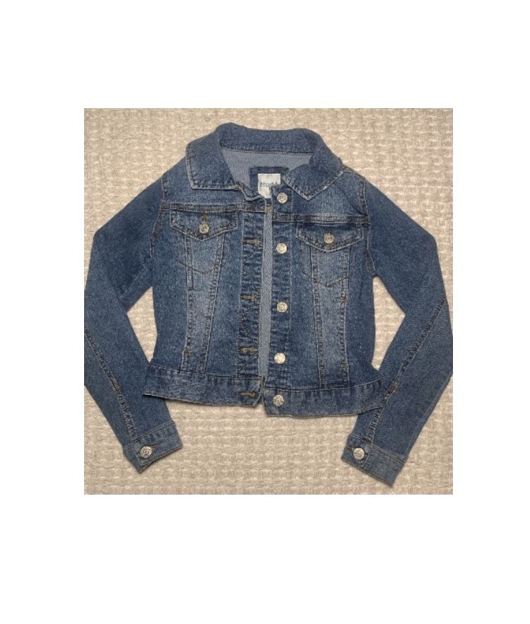 Girls Size 8 , MUDD Blue Denim Button-Up Jean Jacket