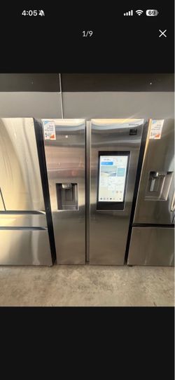 Samsung Side By Side Refrigerator 🔥 ( Sold With Family Hub Screen not working )