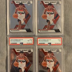 2019 Panini Mosaic Rui Hachimura Psa 8/7 