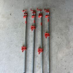 Set Of 4 Used 36-inch Clamps 