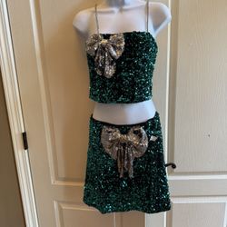 Two Piece Christmas Tree Outfit 
