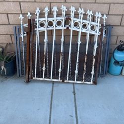 2- Patio Security Gates, 1- 44” Wide by 45” High, 1- 56” Wide by 45” High, both for $ 60.00 or $35.00 each.