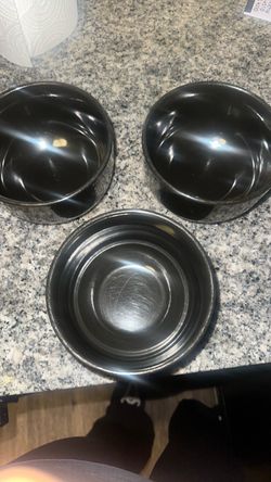 Stainless Steel Pet Bowls Set of 3