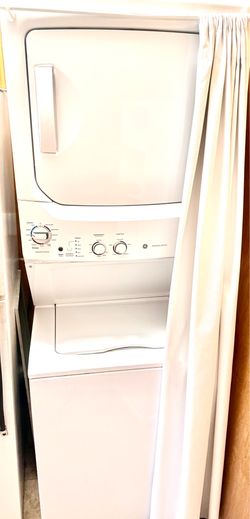 GE Electric Stacked washer & Dryer