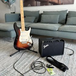 Fender Stratocaster & Fender Mustang GT40