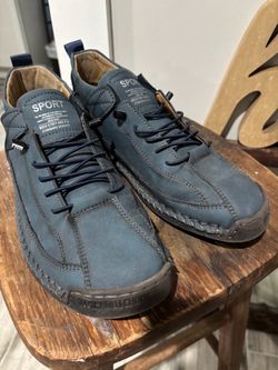 Sport Lace-Up Sneakers Navy