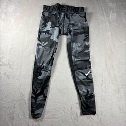 Nike Pro Tights Men’s Large Camo Training Stretch Gym Work Out Fitness #3E