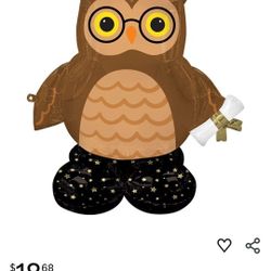 Huge Graduation Owl Balloon