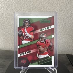 2022 Contenders Touchdown Tandems Green Tom Brady & Mike Evans