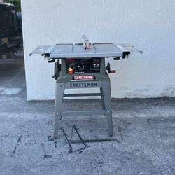 Craftsman Table Saw With New Blade
