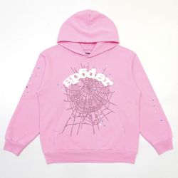 Pink Sp5der Hoodie