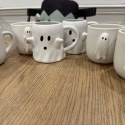 Pottery Barn Halloween Mugs