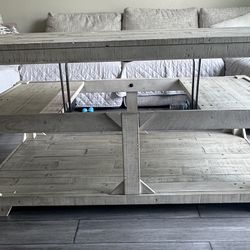 Set Of Coffee Table And End Table. Great Quality. Rustic Modern Style