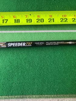 Fujikura speeder 757 x flex with Titleist golf tip