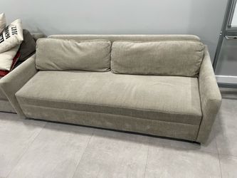 Modern Storage Sofa / Sleeper Couch – 73” Wide – $200 OBO