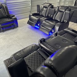 Brand New Power Reclining Couch Set