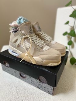 Jordan 4 Off White Sail
