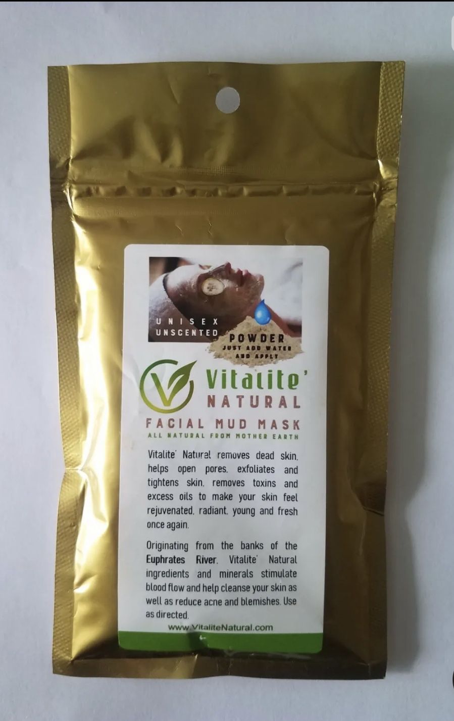 Vitalite Natural facial mud mask 100% natural