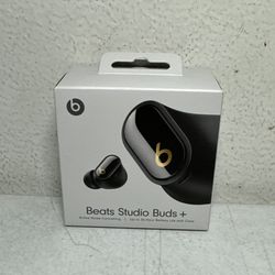 Beats Studio Buds Plus + True Wireless Noise Cancelling Earbuds -Black/Gold