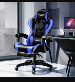 blue gaming chair