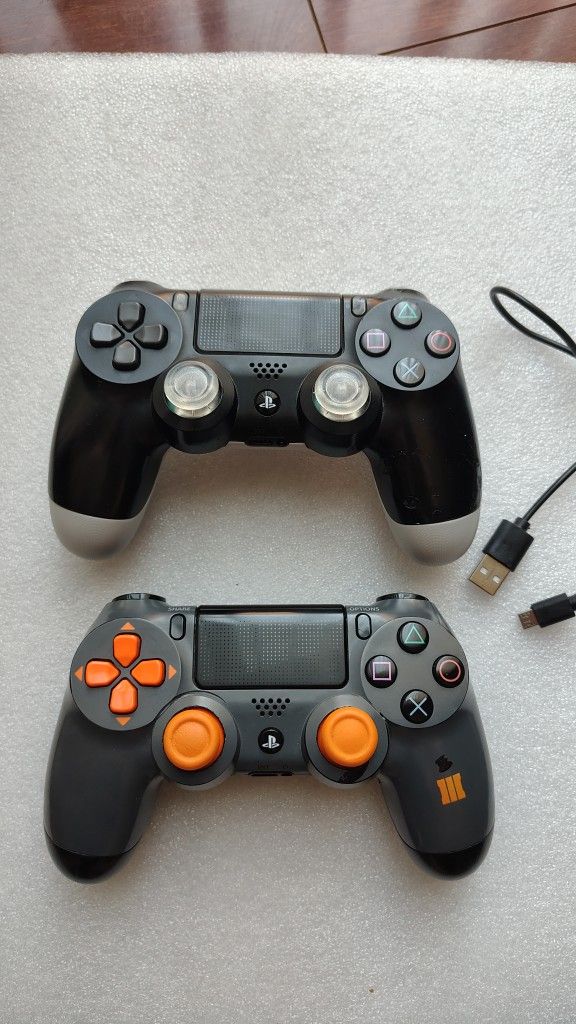 Two PS4 Controllers