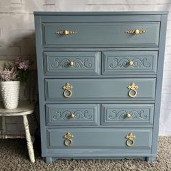 Awesome Shabby Distressed Solid Wood Dresser 