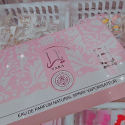 PINK YARA PERFUME SPRAY TRAVEL 