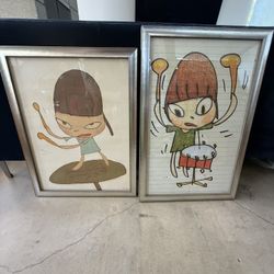 YOSHITOMO NARA Prints With Custom Framing!!!