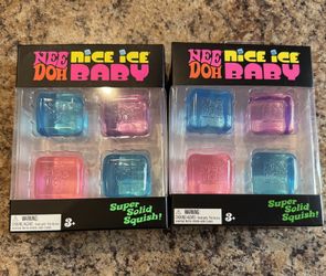 Needoh Nice Baby Cube 4 Pk Squishy
