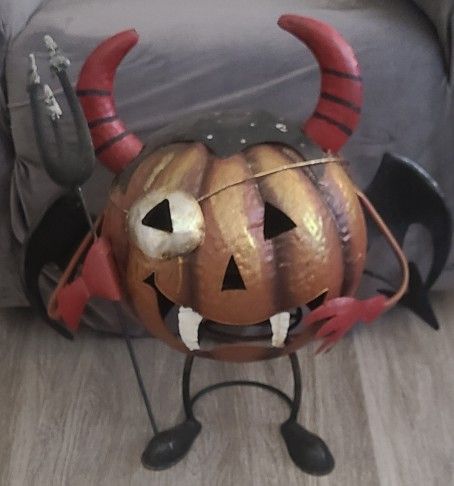 Halloween Pumpkin Vampire Devil Decoration
