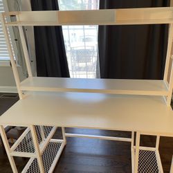 Brand New Computer Desk With Shelves 