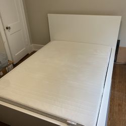 IKEA Malm Bed Frame (Full) With Drawers. 