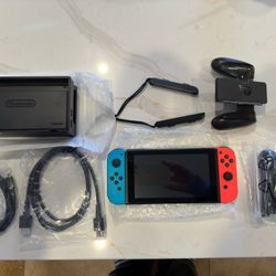 Brand New Nintendo Switch Red And Blue Joy Con