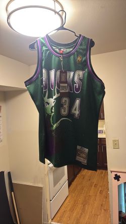 Mitchell & Ness Milwaukee Bucks Ray Allen jersey.